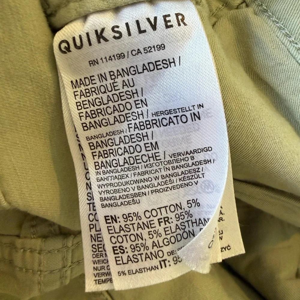 Quicksilver Straight Fit Shorts